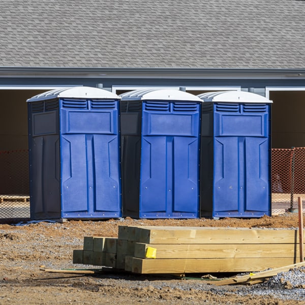 is there a specific order in which to place multiple portable restrooms in Laveen AZ